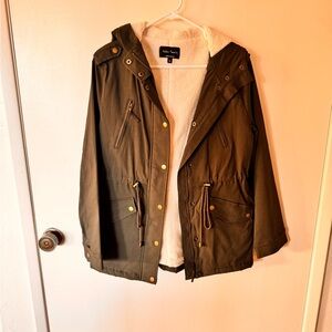 Olive Green Hooded Jacket by Eden Society 💚